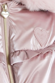 River Island Pink Baby Girls Padded Jacket - Image 3 of 3