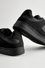 Black EDIT Court Trainers - Image 4 of 5