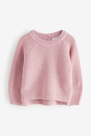 Pink Knitted Jumper (3mths-7yrs) - Image 5 of 8