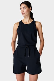 Sweaty Betty Black Explorer Playsuit - Image 1 of 7