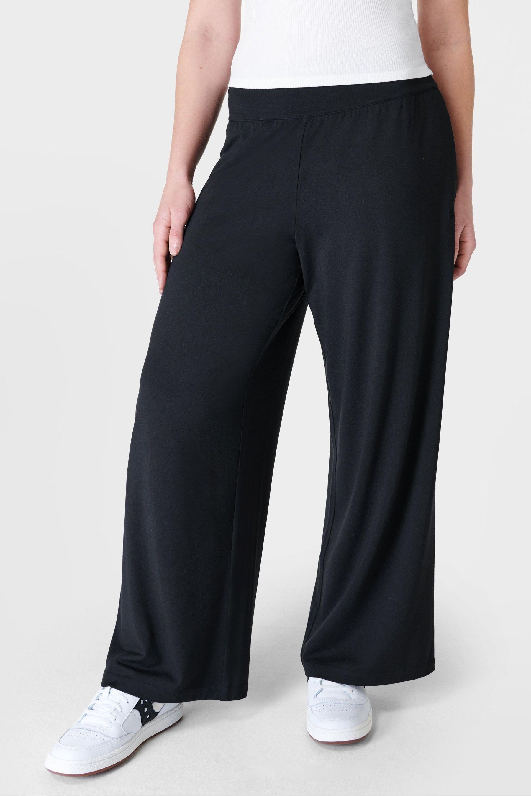 Modal wide leg pants top