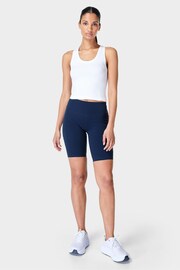 Sweaty Betty White Athlete Crop Seamless Workout Vest - Image 3 of 6