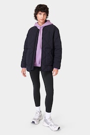 Sweaty Betty Black On The Move Quilted Jacket - Image 3 of 7