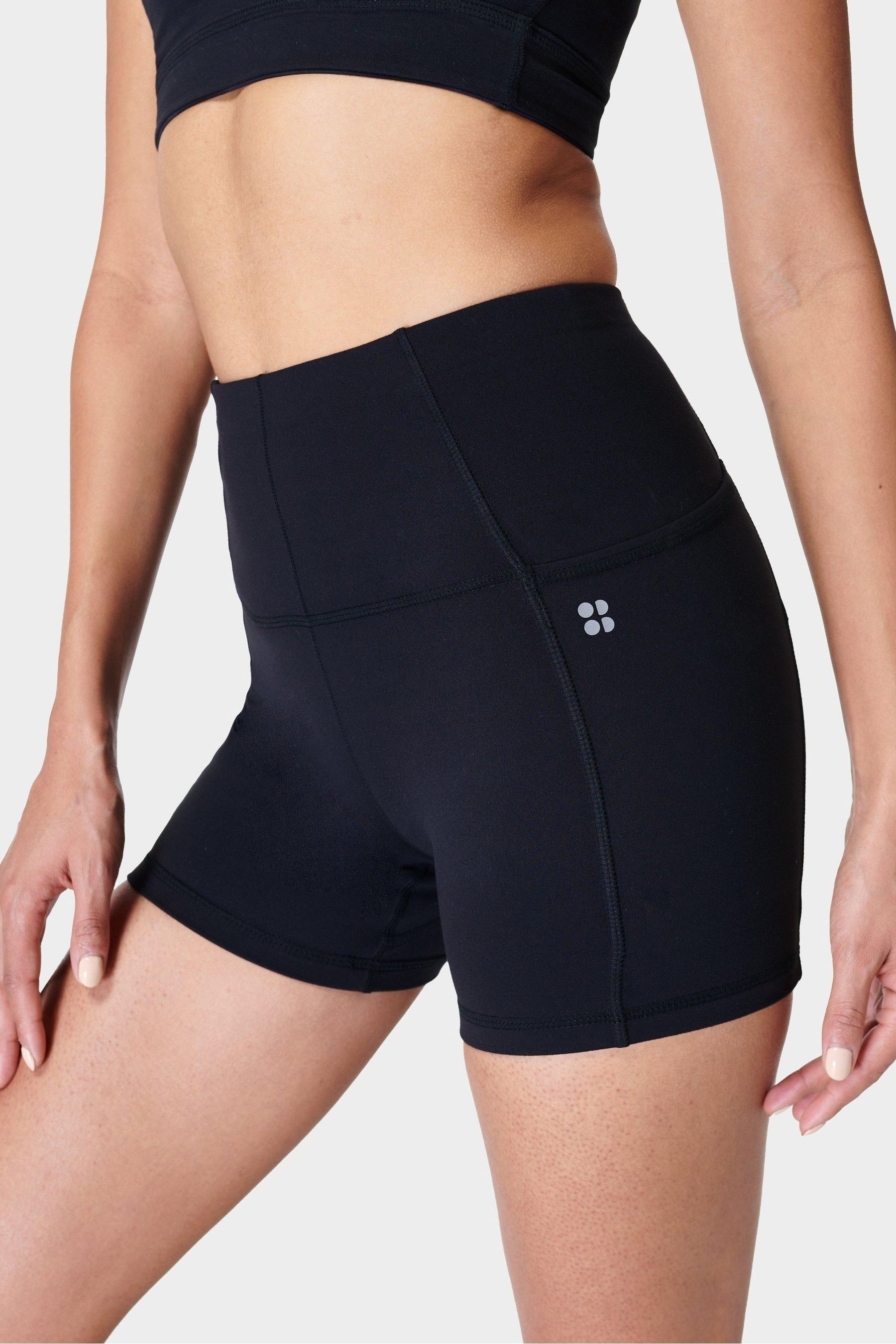 Buy Sweaty Betty Black Supersoft 4 Biker Shorts from Next USA