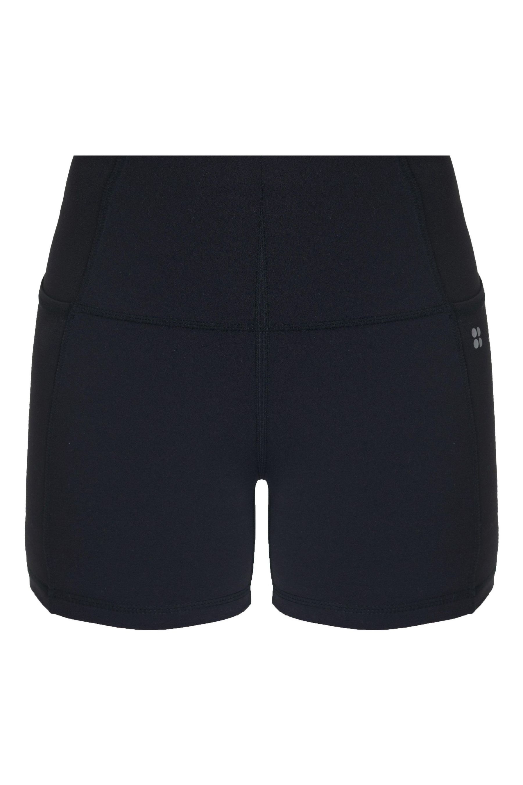 Black biker shorts short top