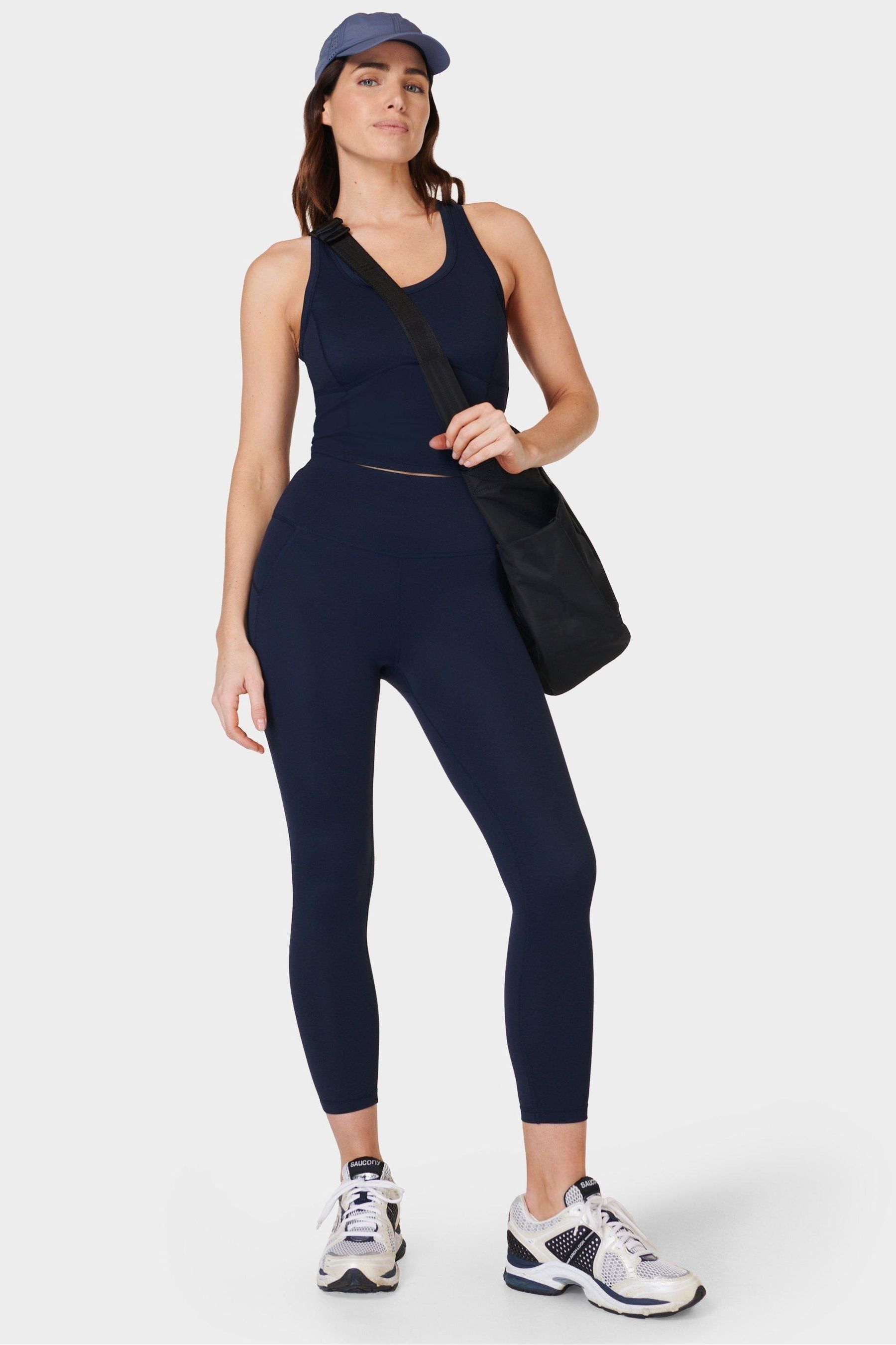 Sweaty Betty All Day 7 8 Leggings Navy Blue Women s L