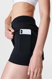 Sweaty Betty Black Tempo Run Shorts - Image 3 of 8