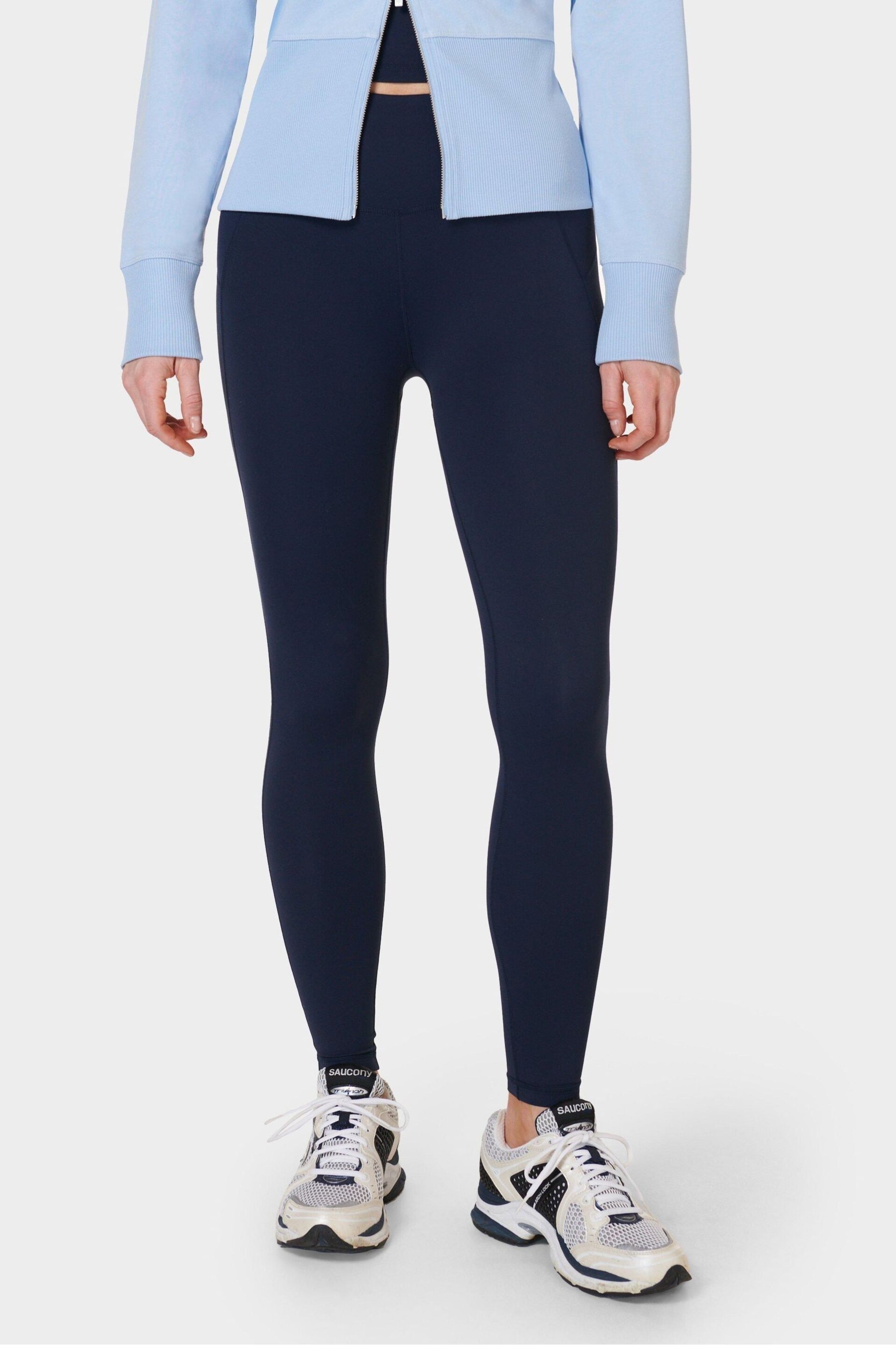 Sweaty Betty Light Blue Full Length All Day Active Leggings - Image 1 of 7