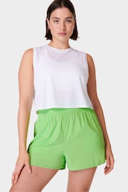 Sweaty Betty Green Relay Unlined Shell Shorts - Image 1 of 8