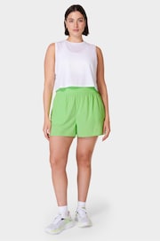 Sweaty Betty Green Relay Unlined Shell Shorts - Image 7 of 8