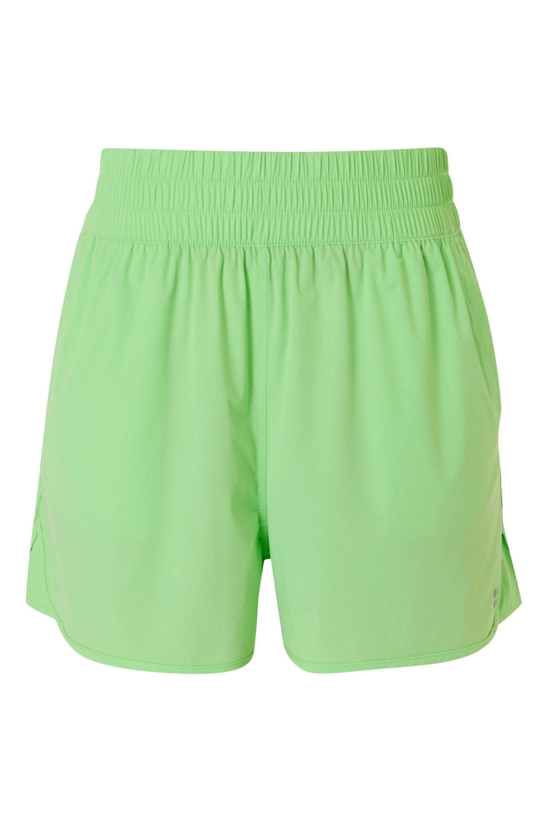 Sweaty Betty Green Relay Unlined Shell Shorts - Image 8 of 8