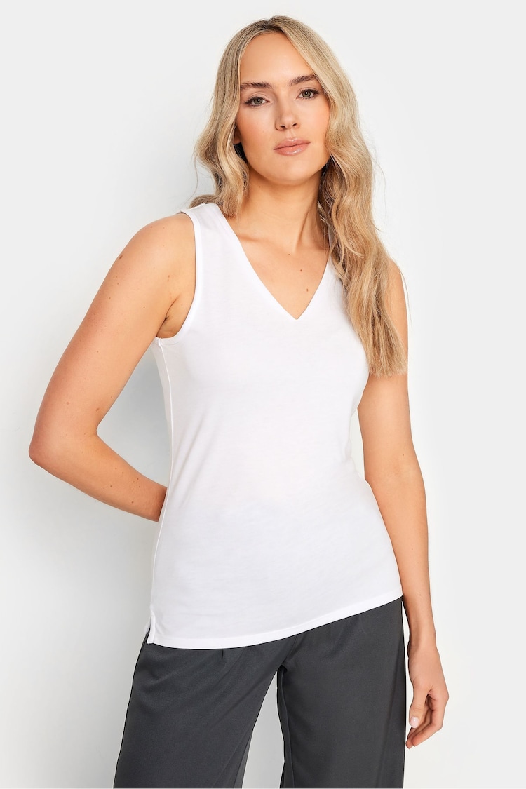 Long Tall Sally White Premium Modal Vest - Image 1 of 5