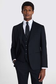 MOSS Tailored Fit Black Half Lined Black Jacket - Image 1 of 6