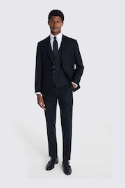 MOSS Tailored Fit Black Half Lined Black Jacket - Image 4 of 6