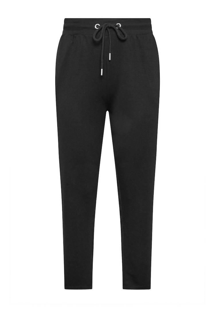 Yours Curve Black Straight Leg Stretch Joggers - Image 5 of 5