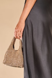 Lipsy Gold Embellished Pouch Bag - Image 4 of 4