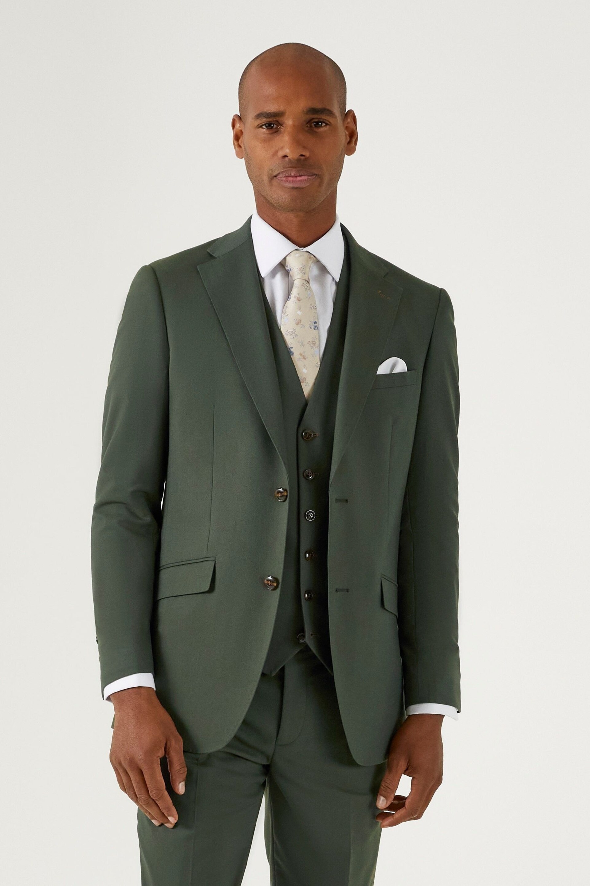 Skopes Harvey Green Tailored Fit Suit Jacket - Image 4 of 6