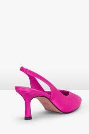 Hush Pink Joella Heeled Leather Shoes - Image 4 of 6