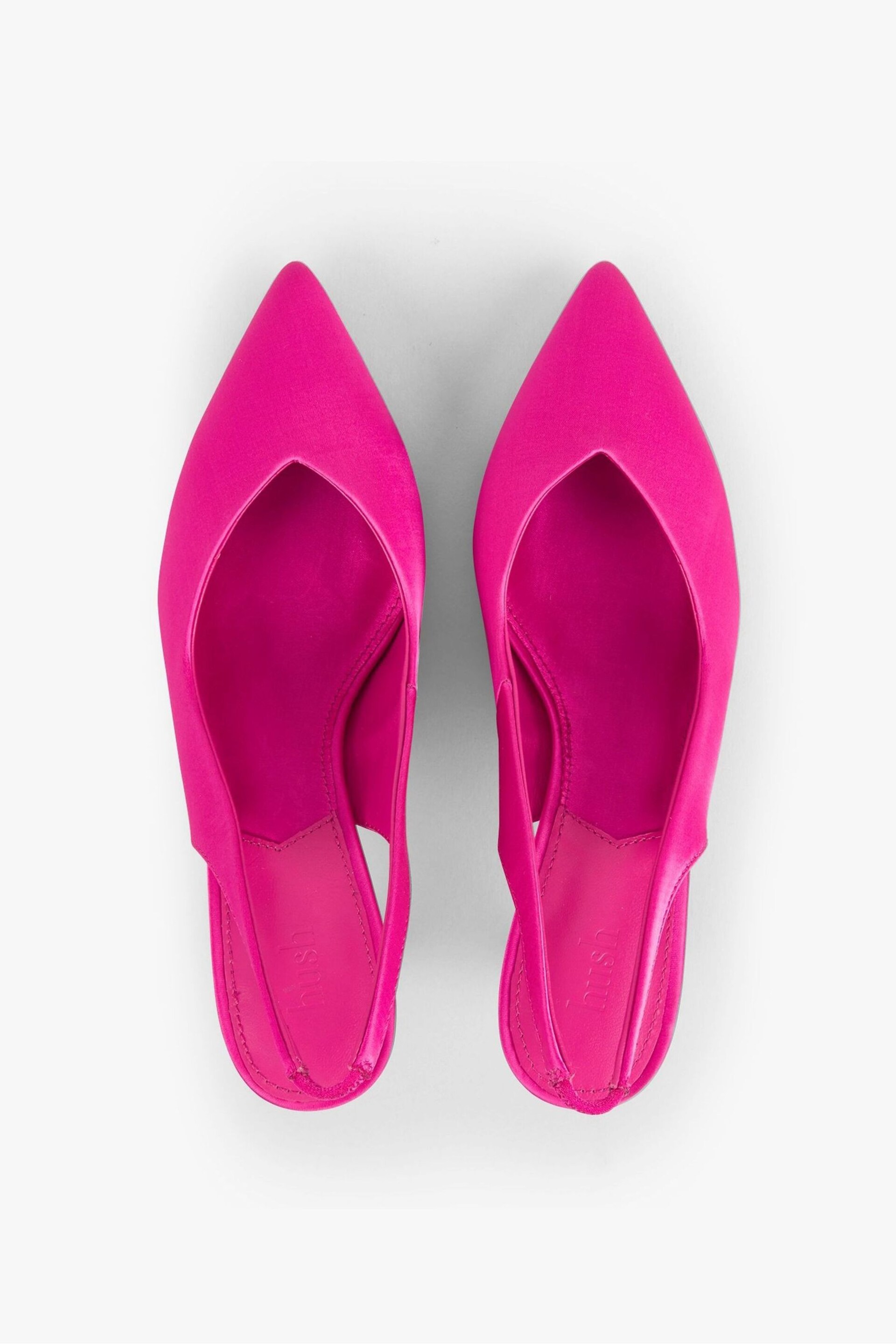 Hush Pink Joella Heeled Leather Shoes - Image 6 of 6