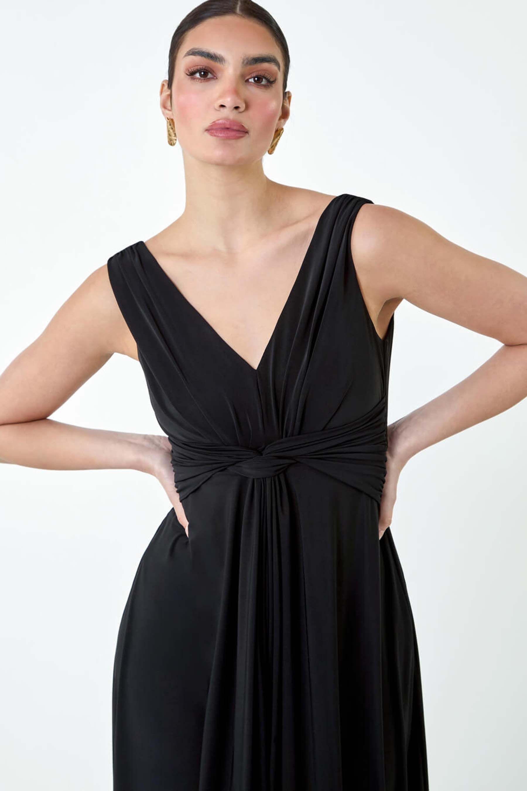 Plain black formal dress outlet