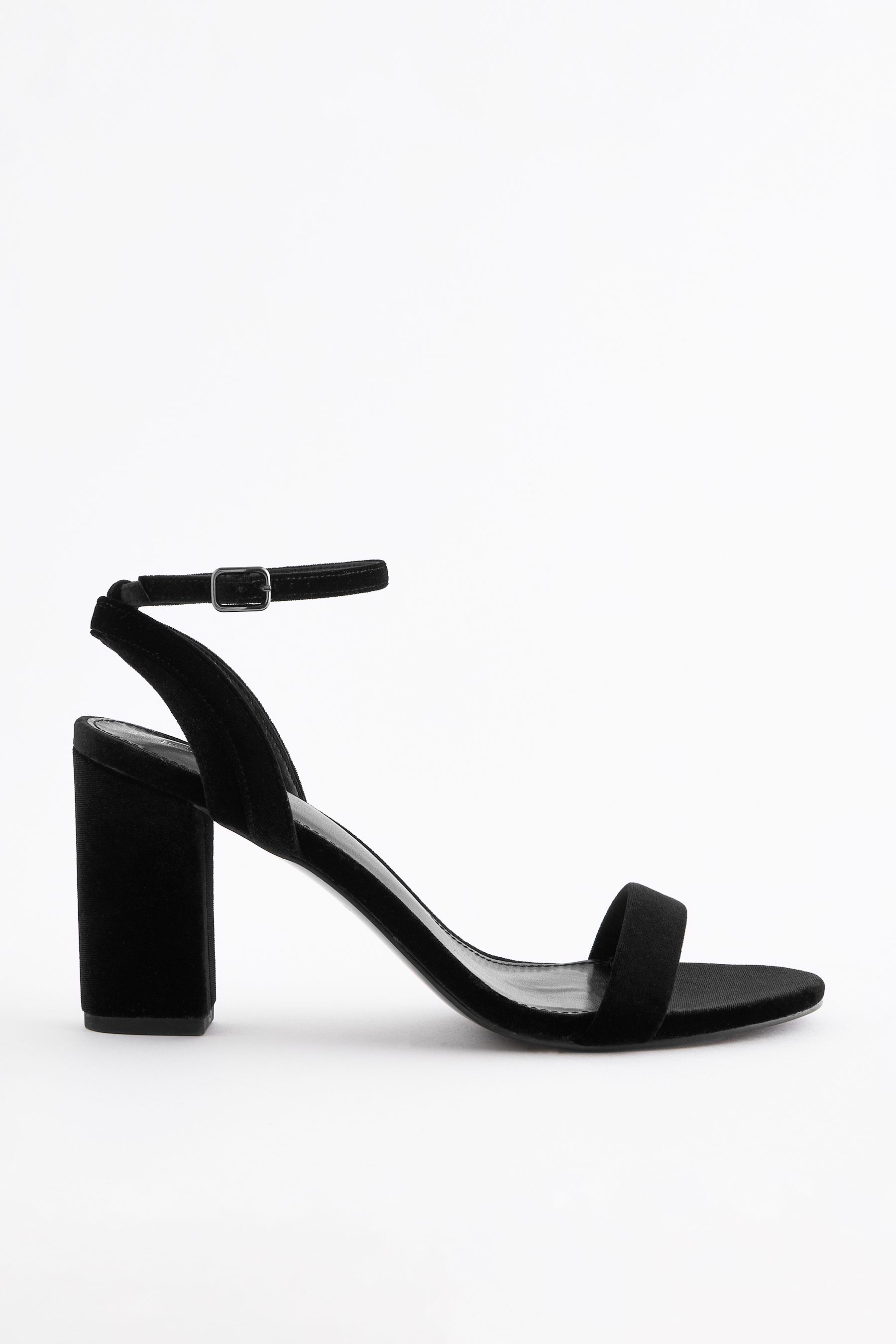 Comfortable black sandal heels sales