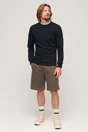 Superdry Green Essential Logo Jersey Shorts - Image 2 of 6