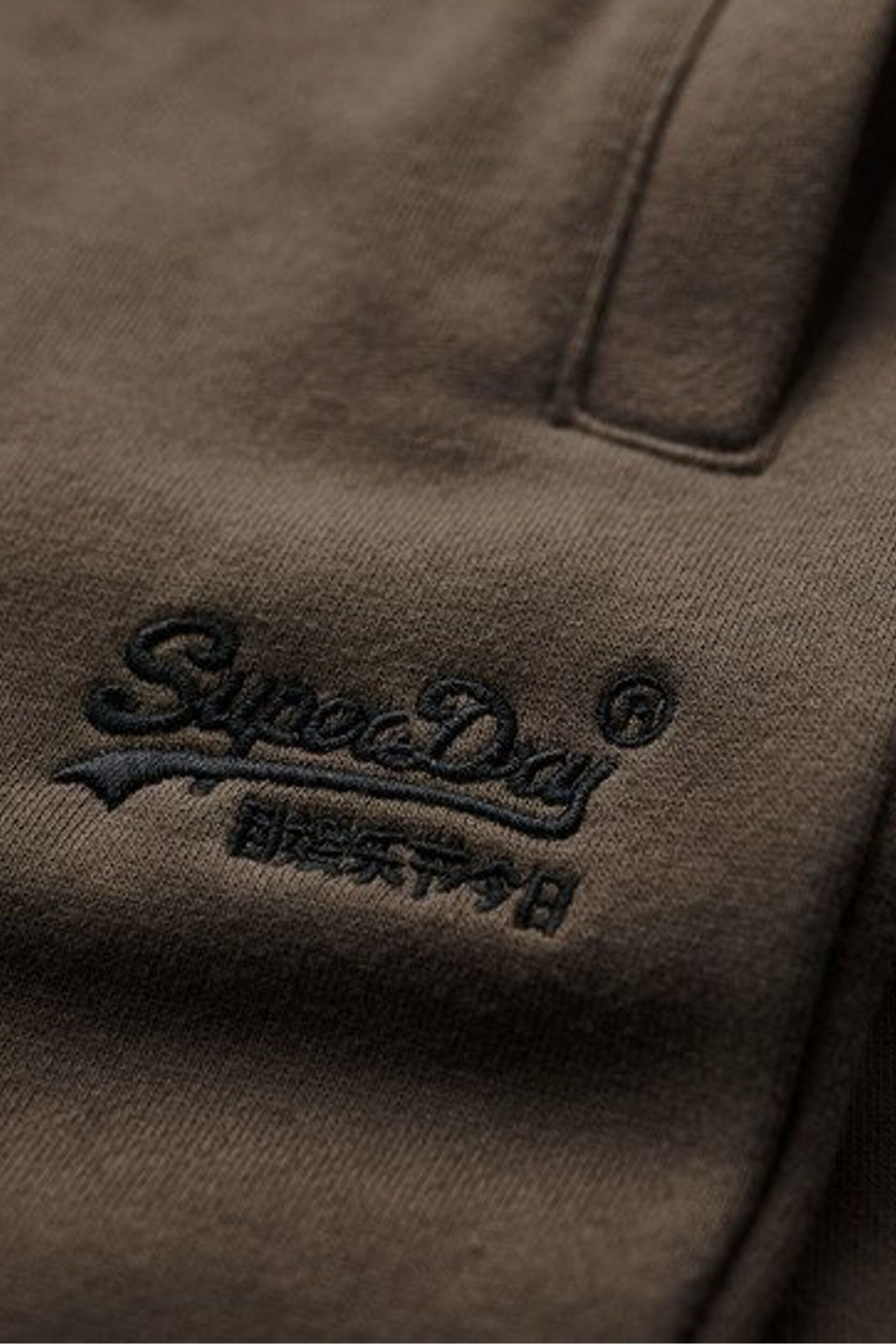 Superdry Green Essential Logo Jersey Shorts - Image 5 of 6