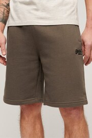 Superdry Green Essential Logo Jersey Shorts - Image 6 of 6