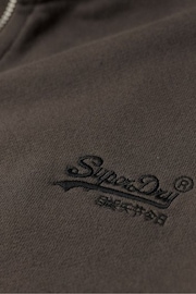 Superdry Green Essential Logo Zip Track Top - Image 5 of 6