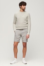 Superdry Grey Textured Crew Knitted Jumper - Image 2 of 6