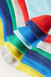 Boden Green Ribbed Socks 7 Pack - Image 2 of 2