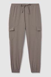 Reiss Green Smoke Hold Elasticated Cargo Trousers - Image 2 of 6