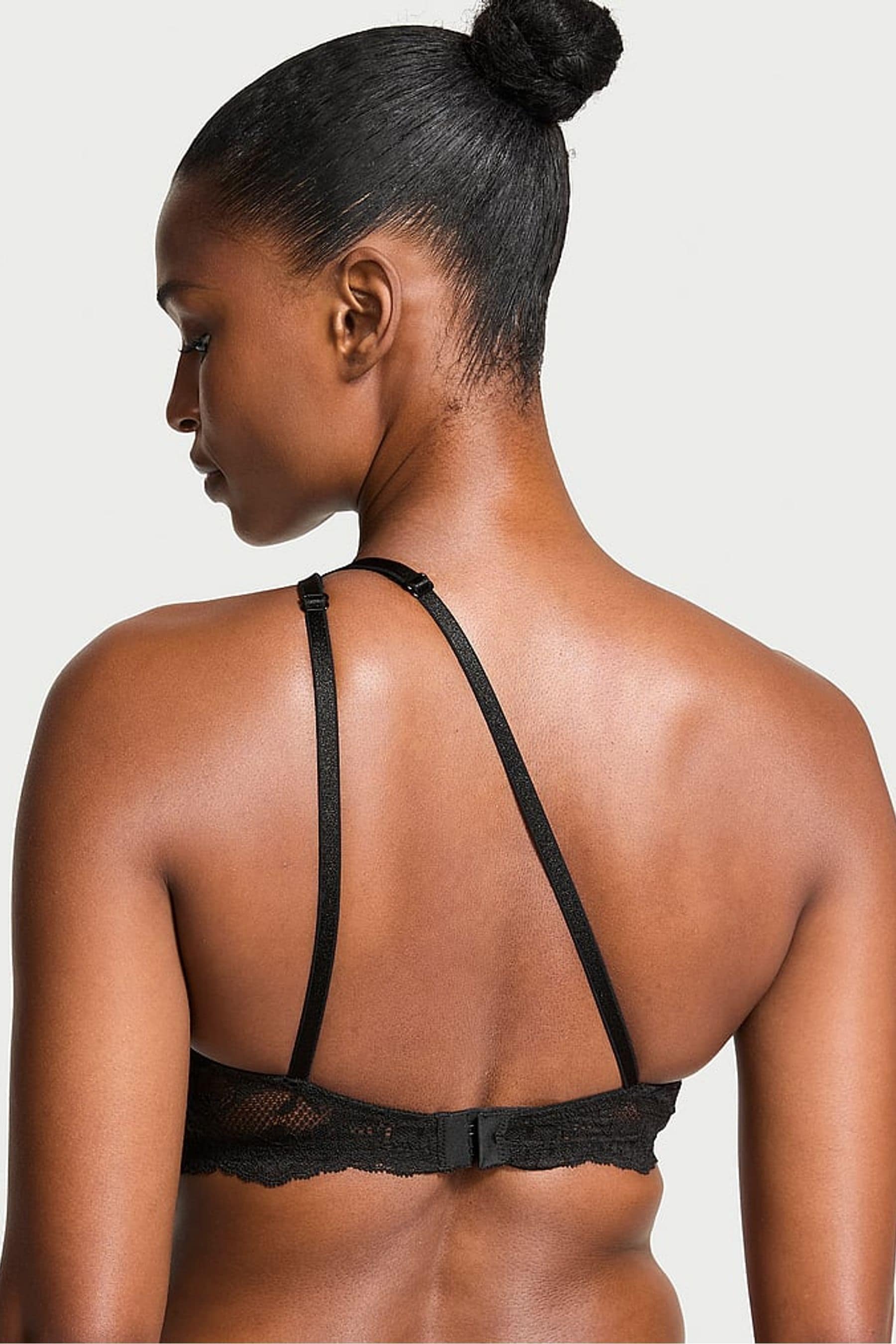 Buy Victoria s Secret Black One Shoulder Monowire Twinkle Shine Strap Bra from Next Luxembourg
