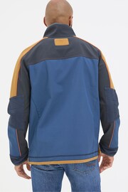 FatFace Airlie Navy Blue Hybrid Sweat Top - Image 3 of 6