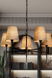 Searchlight Black Dante 5 Light Pendant Ceiling Light - Image 1 of 4