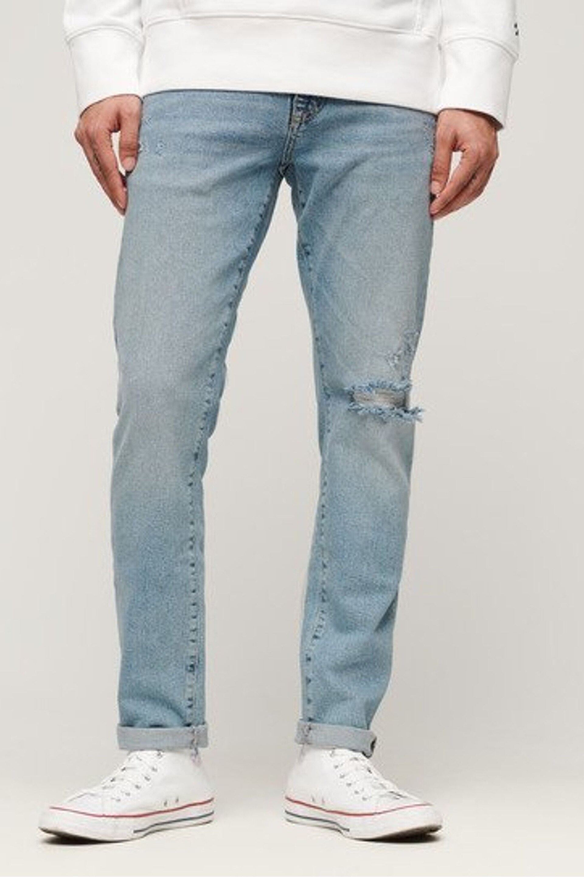 Superdry Blue Vintage Slim Jeans - Image 1 of 6