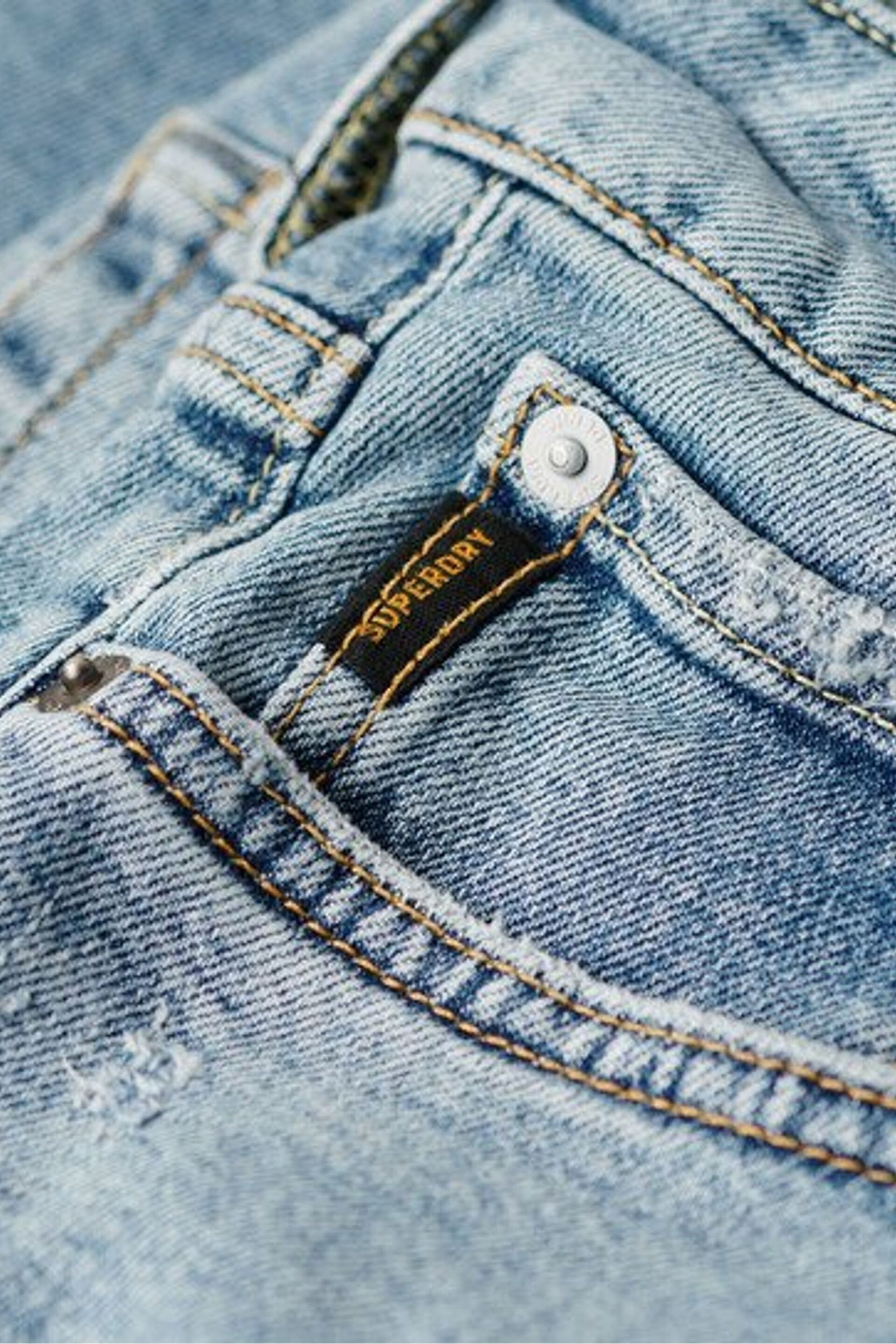 Superdry Blue Vintage Slim Jeans - Image 5 of 6