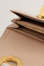 Ted Baker Brown Small Imperia Lock Detail Fold Over Purse - Image 2 of 4