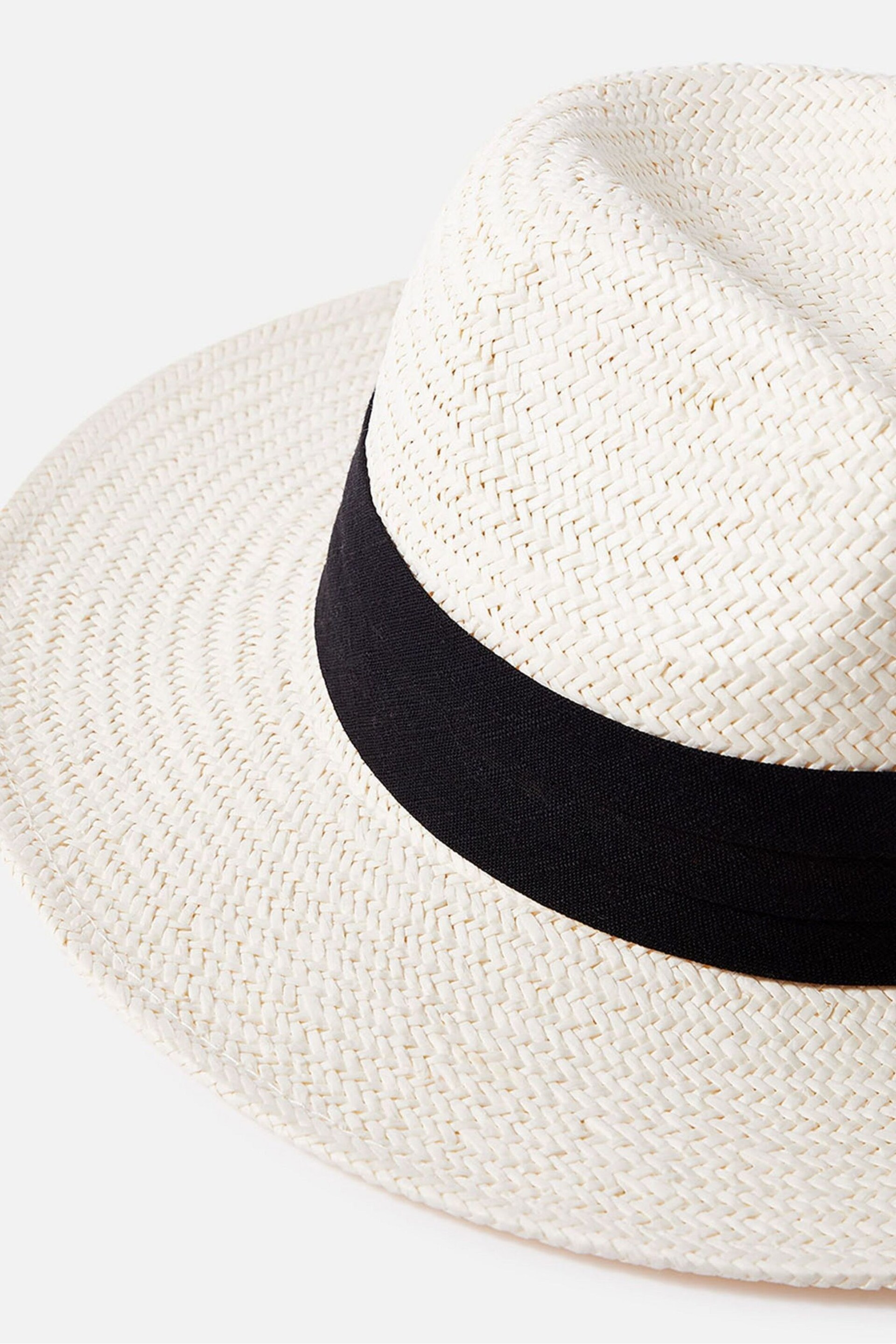 Accessorize White Louise Fedora Hat - Image 3 of 3