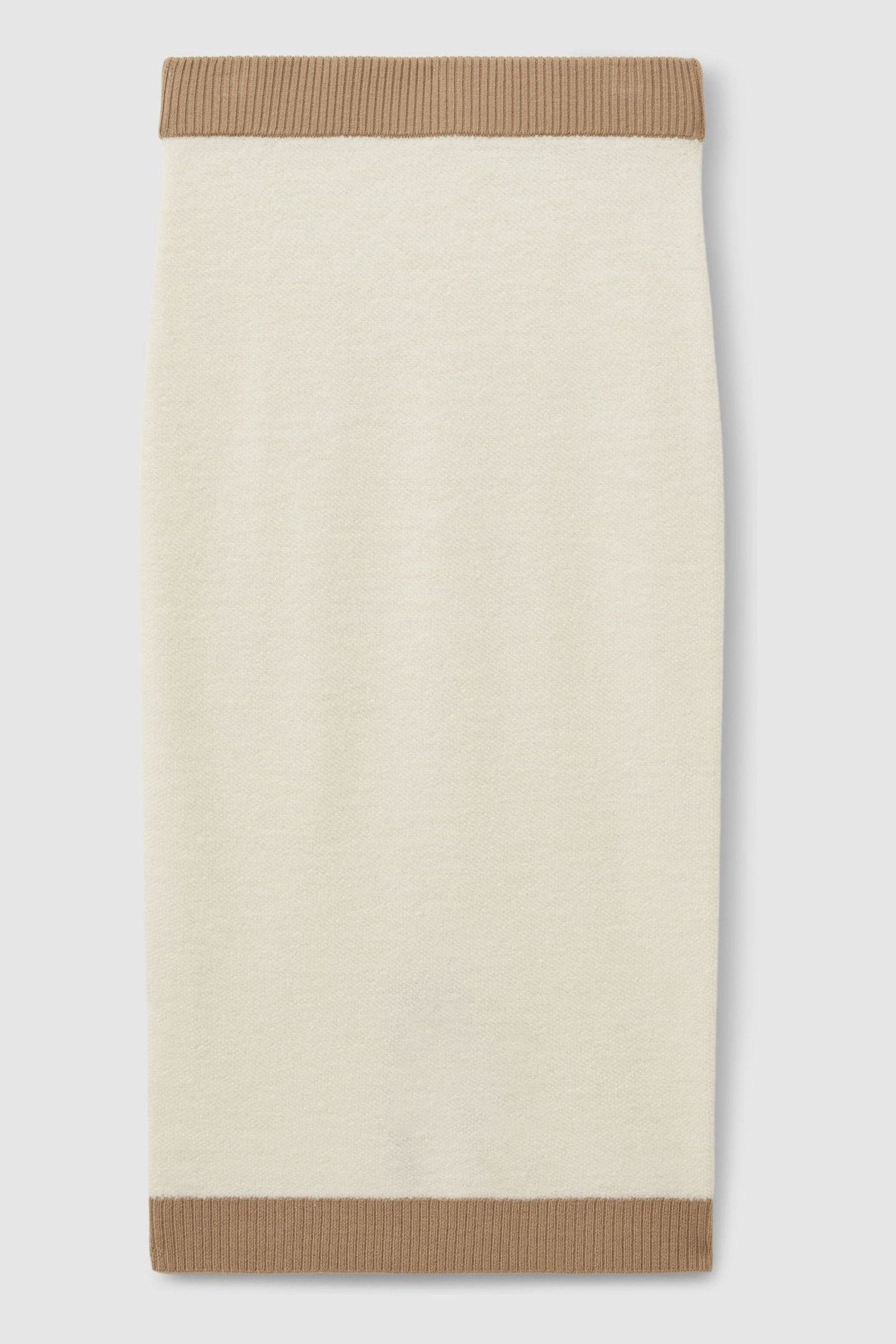 Wool midi pencil skirt uk top