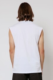 Religion White Tank T-Shirt - Image 3 of 5