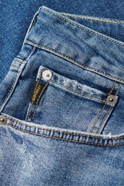 Superdry Blue Vintage Slim Straight Jeans - Image 5 of 6
