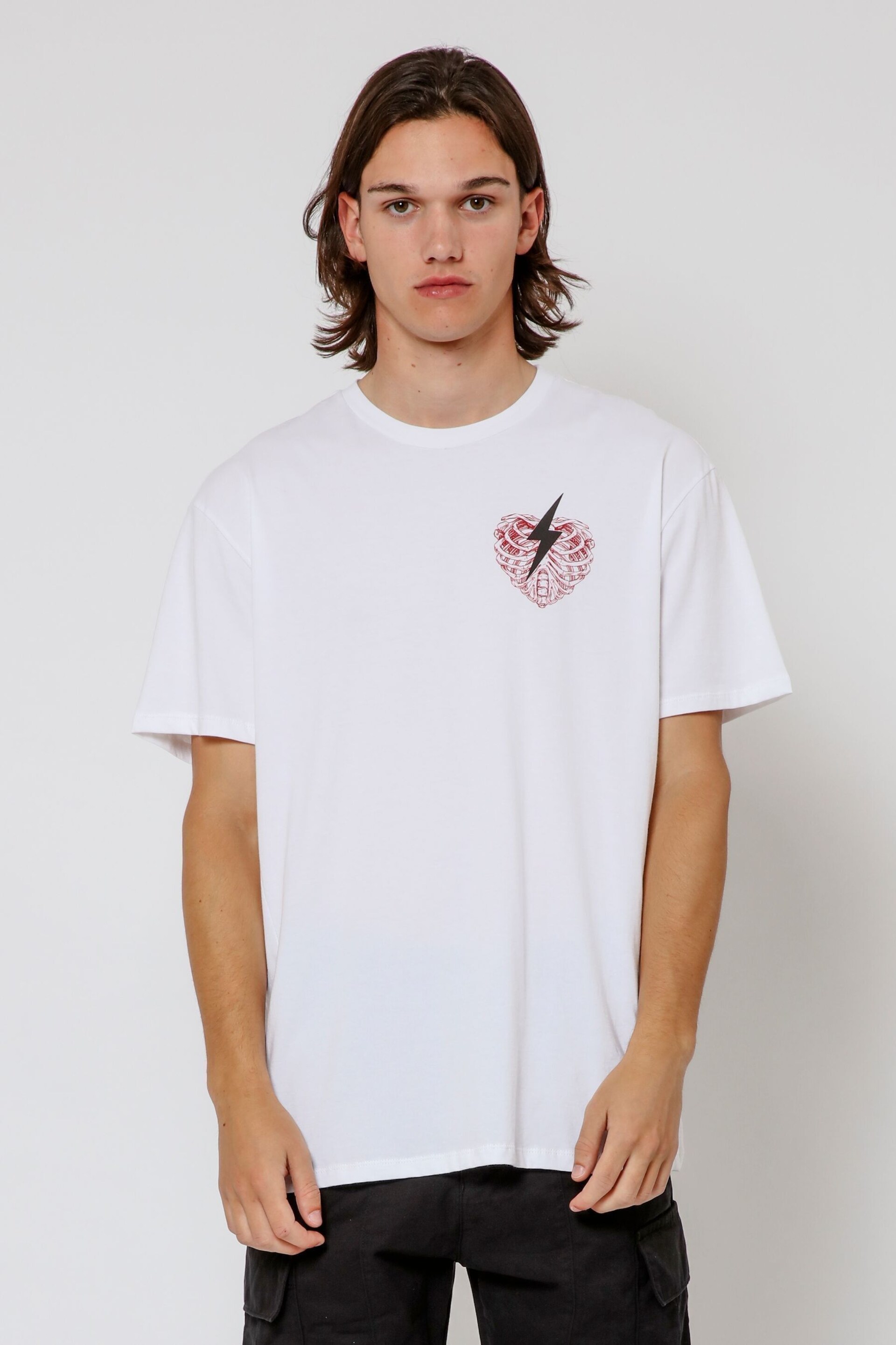 Religion White Heart Bold T-Shirt - Image 2 of 5