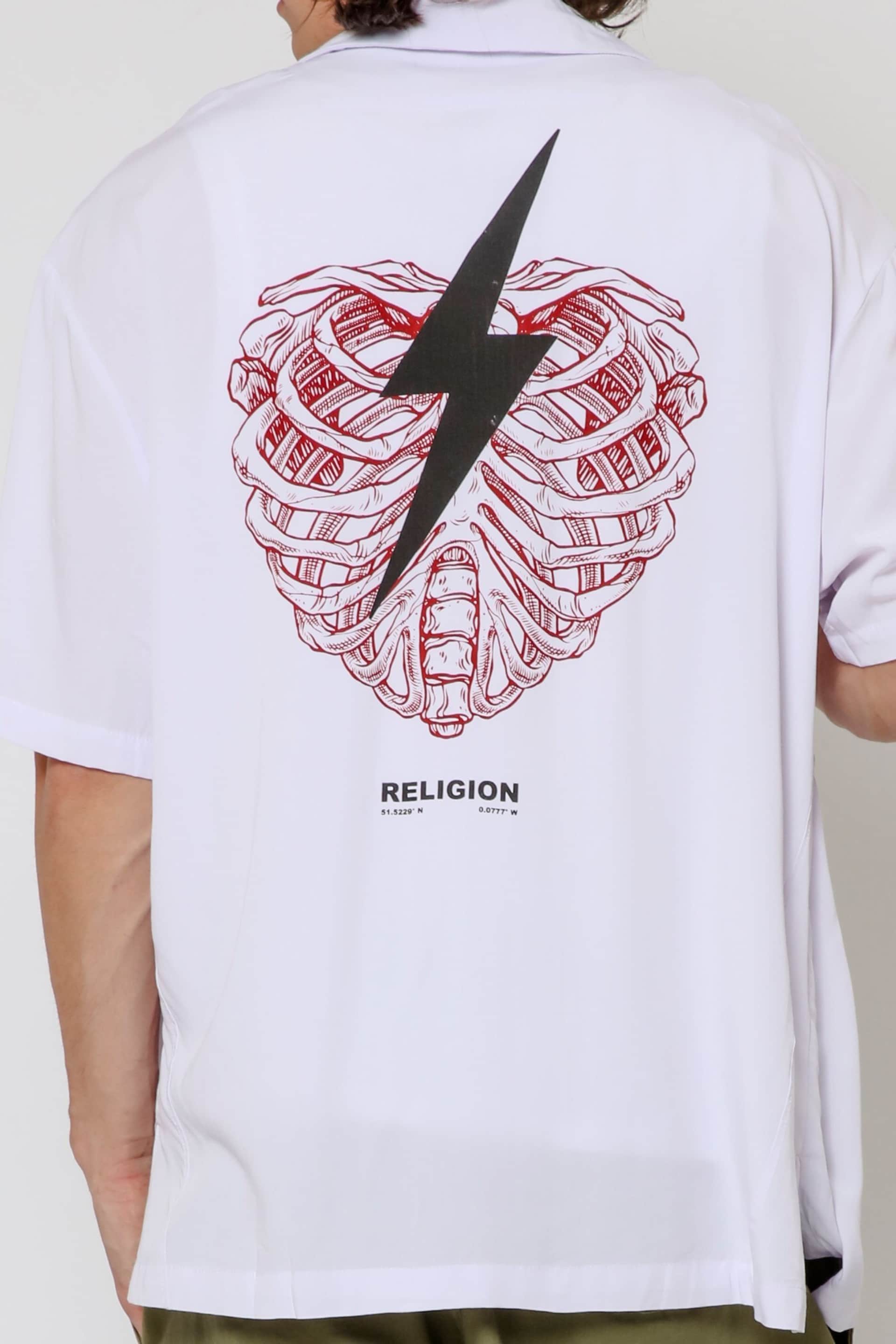 Religion White Coheart Bold Shirt - Image 4 of 6