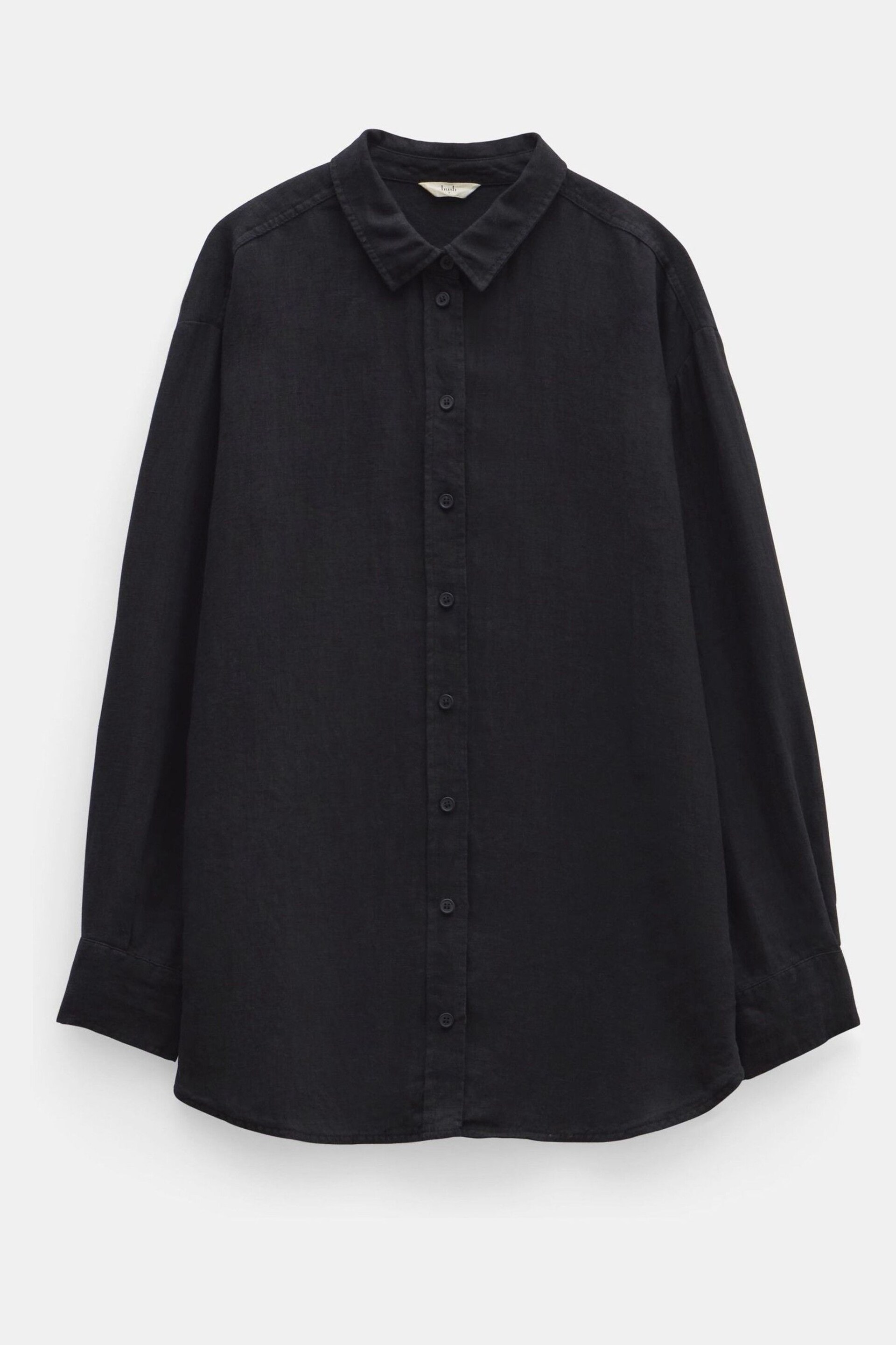 Hush Black Libby Linen Shirt - Image 5 of 5