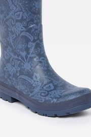 Joules Printed Navy Adjustable Tall Wellies - Image 4 of 5