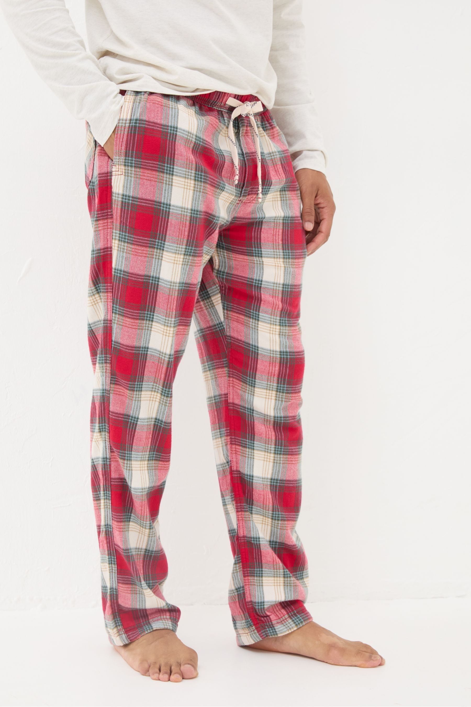 Buy FatFace Bramber Red Check Pyjama Bottoms from Next Romania
