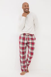 FatFace Bramber Red Check Pyjama Bottoms - Image 3 of 6