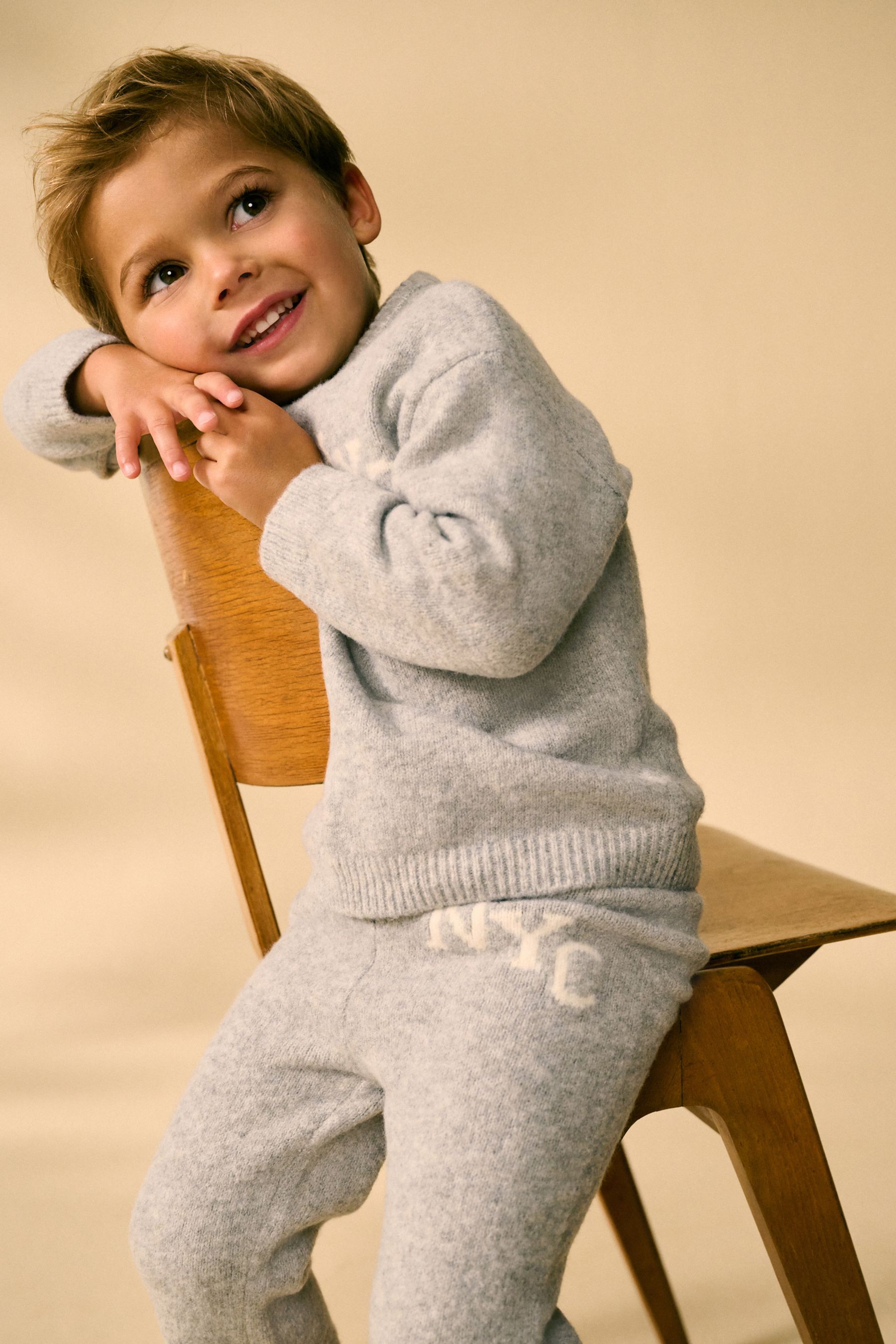 Knitted jumper and jogger set new arrivals