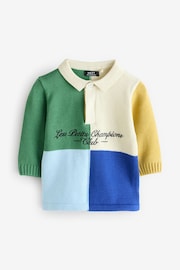 Green Hotchpotch Knitted Rugby Shirt (3mths-7yrs) - Image 5 of 7